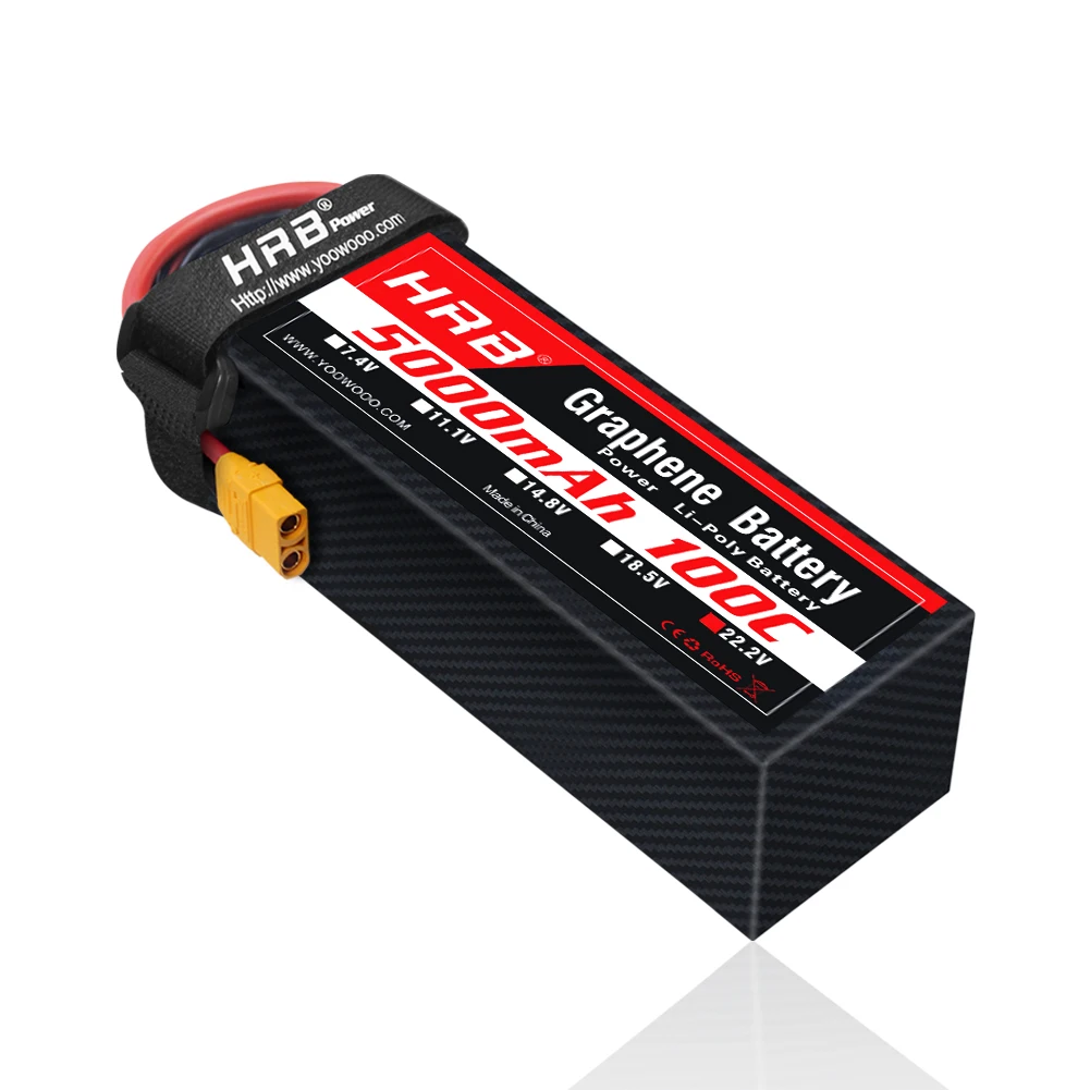 6S Lipo Battery 22.2V 5000Mah - 1PC HRB 22.2V グラフェンバッテリー 6S 3300mah