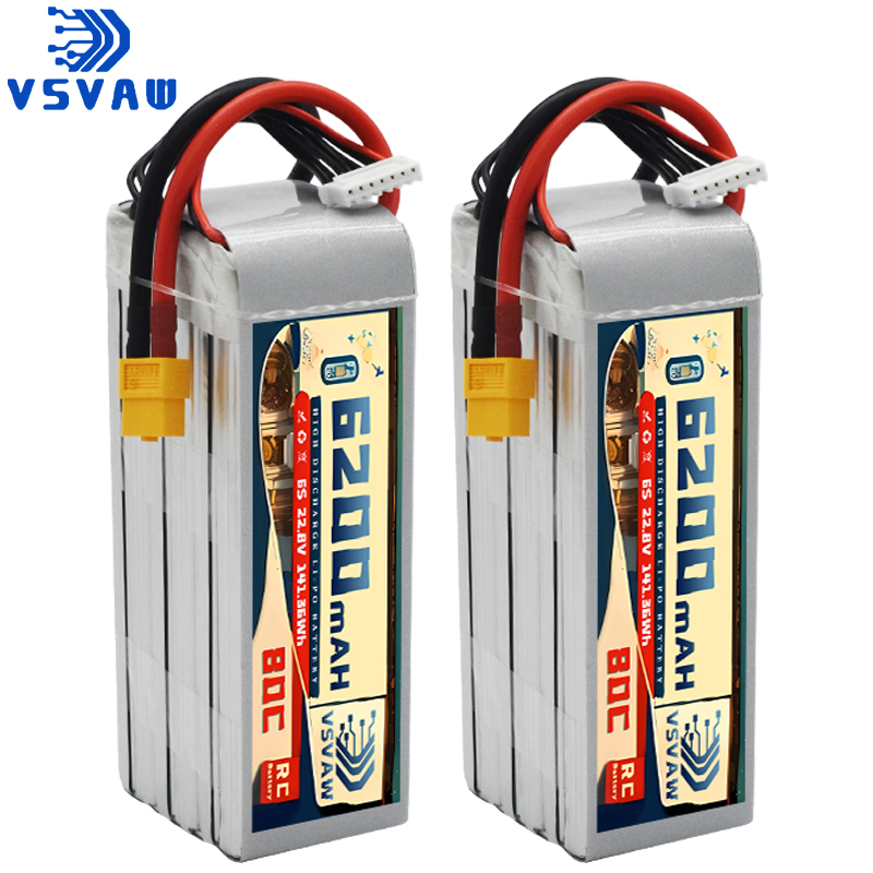 アップグレードされた VSVAW 6S 22.8V 80C/ - 6S Lipo Battery 22.2V 5000Mah のレビューと価格
