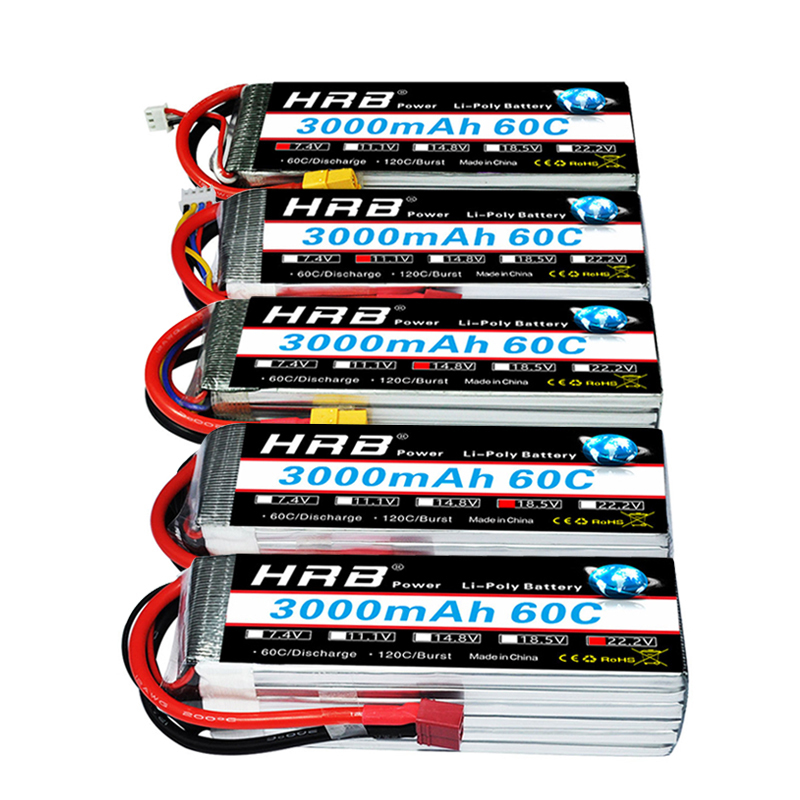 HRBリポバッテリー 2S 3S 4S 6S 5S 3000 - 4S Lipo Battery 14.8V 6000Mah のレビューと価格